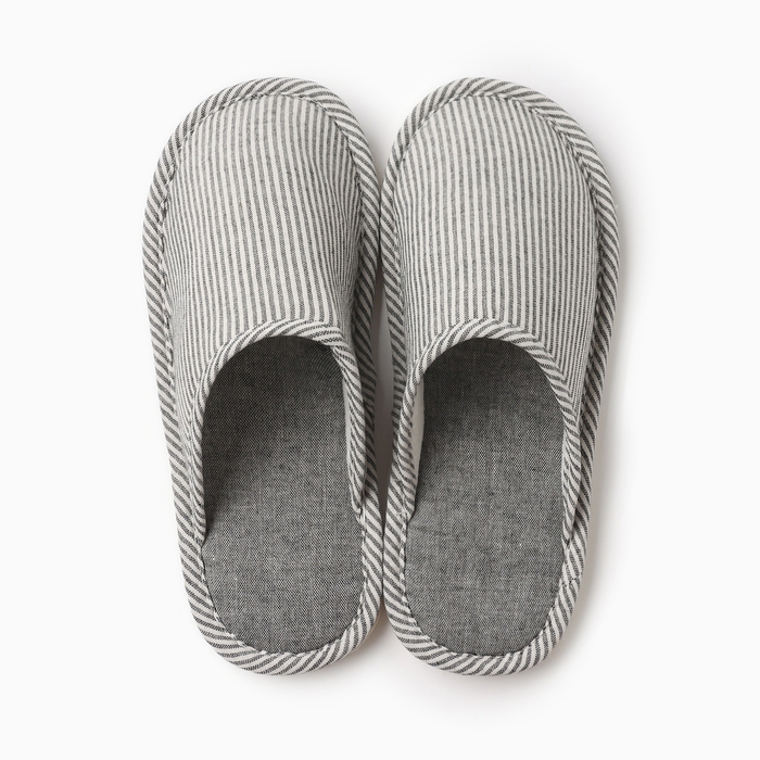 Тапочки женские, размер 40-41, цвет серый Тапочки женские, размер 40-41, цвет серый