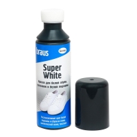 Краска для белой обуви, кроссовок и белой подошвы Braus Super White, 75 мл Краска для белой обуви, кроссовок и белой подошвы Braus Super White, 75 мл
