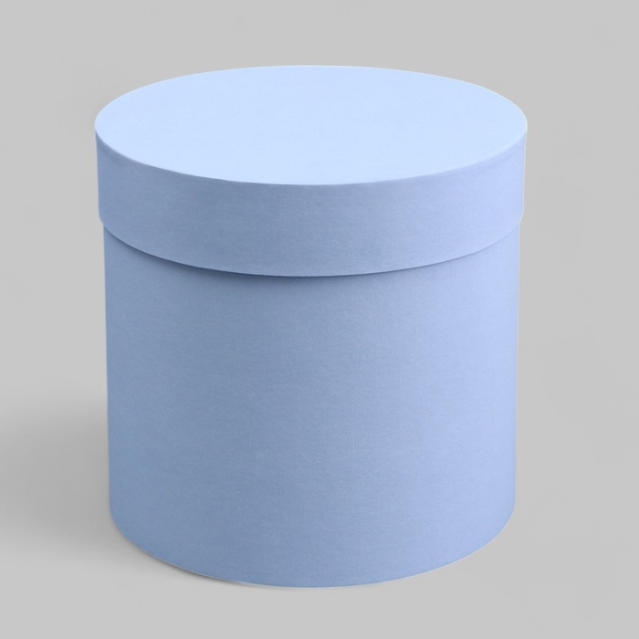 Набор шляпных коробок 3 в 1 серо-голубой, 21,5 х 22 - 18,5 х 19 см Набор шляпных коробок 3 в 1 серо-голубой, 21,5 х 22 - 18,5 х 19 см