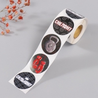 Наклейка бумага "Смелому, сильному" d=3,8 см 252 шт в рулоне Наклейка бумага "Смелому, сильному" d=3,8 см 252 шт в рулоне