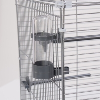 Клетка для птиц "Пижон" №104-Б, разборная, 2 секции, 58 х 40 х 88см, серая Клетка для птиц "Пижон" №104-Б, разборная, 2 секции, 58 х 40 х 88см, серая