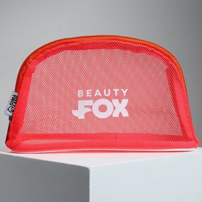 Косметичка-сетка PVC 14 см х 21 см &laquo;Beauty Fox&raquo;