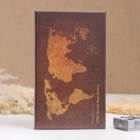 Набор подарочный 5в1 "Реликвия": перьевая ручка желтая, чернила, печать, воск