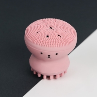 Массажер для лица, спонж для умывания &laquo;Время пенной вечеринки&raquo;, 5,5 х 5,5 см