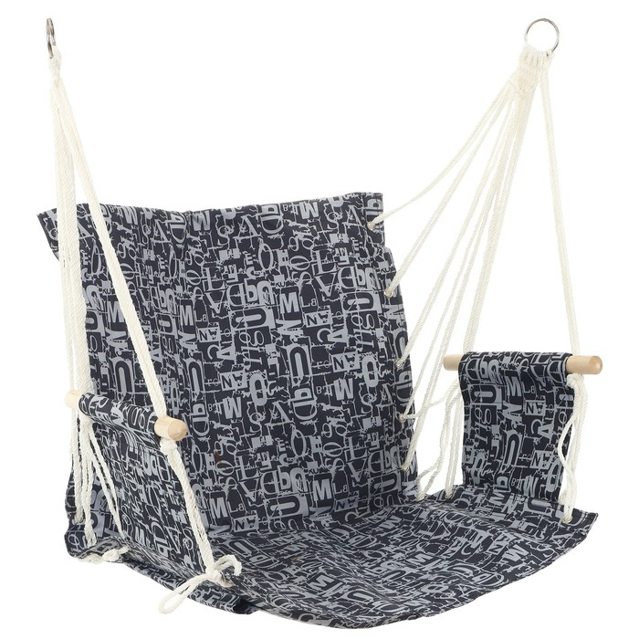 Гамак-кресло maclay, подвесное, 57 х 45 х 50, цвет МИКС Гамак-кресло maclay, подвесное, 57 х 45 х 50, цвет МИКС