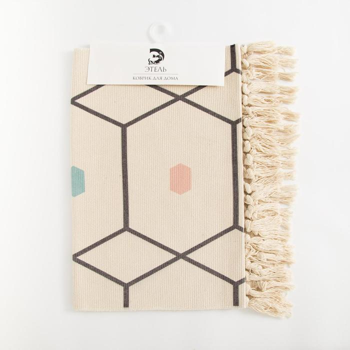 Коврик Этель &laquo;Кантри&raquo; 60*150 см, 50% хл, 50% п/э