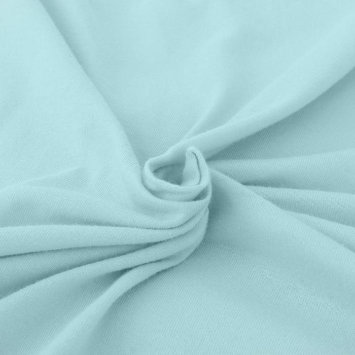Простыня на резинке &laquo;Купу-купу&raquo;, 180х200х20 см, бирюза, трикотаж