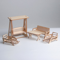 Кукольная мебель &laquo;Отдых на даче&raquo;