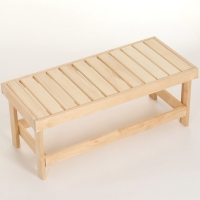 Скамейка "Топчан" 100х40х45 см лиственные породы Скамейка "Топчан" 100х40х45 см лиственные породы