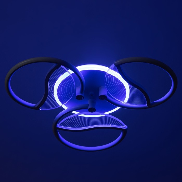 Люстра "Анита" 3хLED 90Вт 3000-6000К RGB белый 60х60х8см