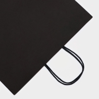 Пакет крафт &laquo;Радуга&raquo;, чёрный, 32 х 19,5 х 37 см, 80 г/м2, 1 шт