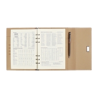 Органайзер на кольцах А5, 100л, линия, к/зам, с ручкой, в подар. короб., Серый Органайзер на кольцах А5, 100л, линия, к/зам, с ручкой, в подар. короб., Серый