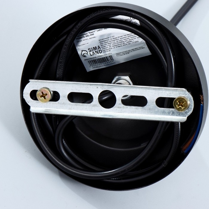 Светильник BayerLux "Птички" 1хЕ27 40Вт черный 27х14х55см