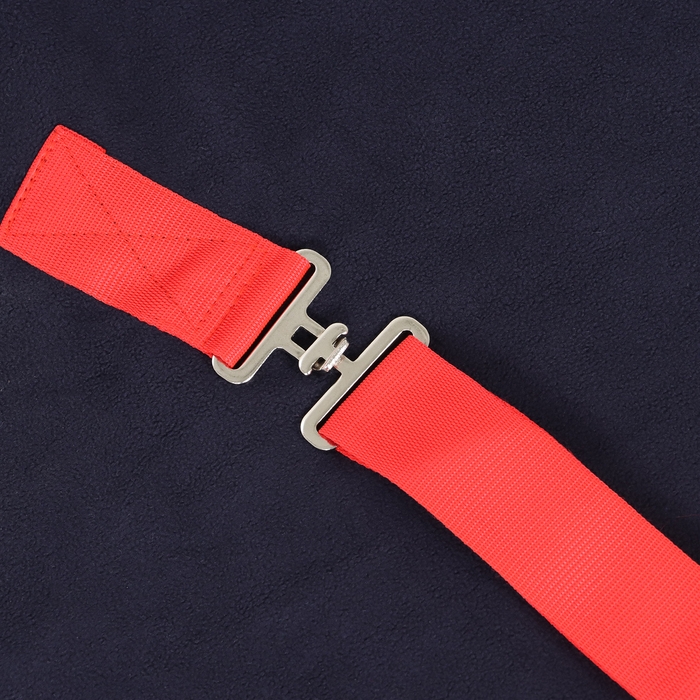 Попона флисовая 280 гр/м2, с подпузными ремнями, темно-синий, 155 см Попона флисовая 280 гр/м2, с подпузными ремнями, темно-синий, 155 см