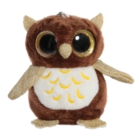 Мягкая игрушка &laquo;Сова&raquo;, на брелоке, цвета МИКС