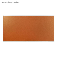 Доска пробковая 100х200 см, Calligrata, в алюминиевой рамке