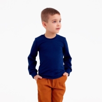 Лонгслив детский MINAKU: Basic line цвет темно-синий, рост 122 Лонгслив детский MINAKU: Basic line цвет темно-синий, рост 122