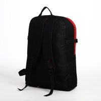 Рюкзак туристический на молнии, 37 л, 4 наружных кармана, цвет красный/чёрный Рюкзак туристический на молнии, 37 л, 4 наружных кармана, цвет красный/чёрный