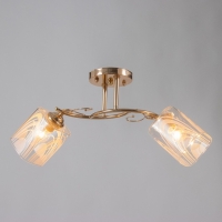 Люстра потолочная "Мари" 2х40Вт Е27 Цвет: Золото Люстра потолочная "Мари" 2х40Вт Е27 Цвет: Золото