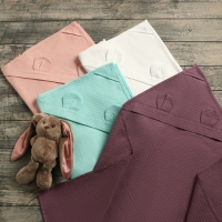 Детский вафельный уголок Экономь и Я 90х90 см, небесный, 100% хлопок, 200 г/м2 Детский вафельный уголок Экономь и Я 90х90 см, небесный, 100% хлопок, 200 г/м2