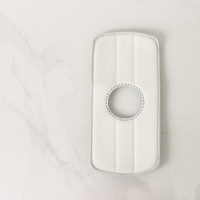 Насадка для швабры Raccoon, с вырезом, микрофибра, прямоугольная, 30×14,5 см, цвет серый Насадка для швабры Raccoon, с вырезом, микрофибра, прямоугольная, 30×14,5 см, цвет серый