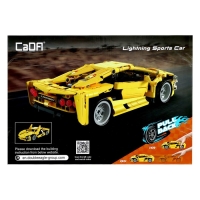 Конструктор инерционный &laquo;Спорткар&raquo;, 357 деталей