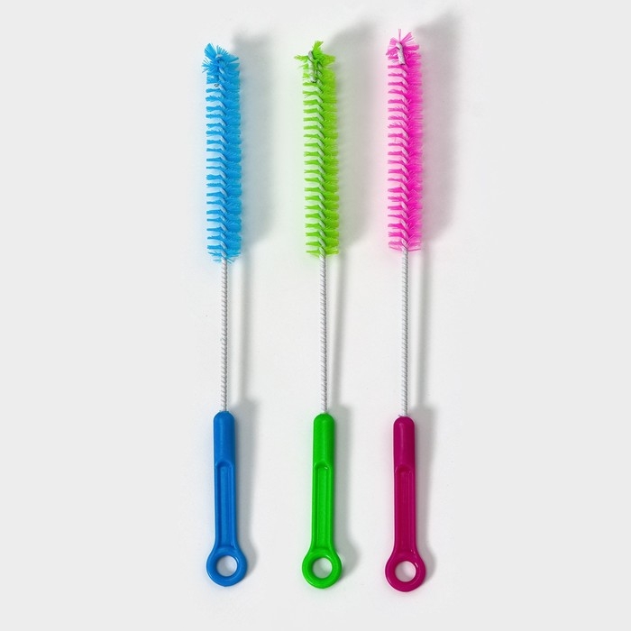 Ёршик для посуды Доляна, 2&times;34 см, цвет МИКС