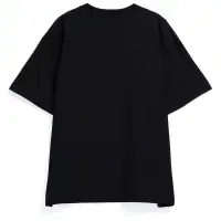 Футболка оверсайз Kangas, черная, M/L