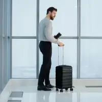 Чемодан Fattore S, ver.2, черный Чемодан Fattore S, ver.2, черный