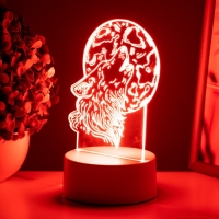 Светильник "Волк" LED белый 12х9,5х16 см RISALUX Светильник "Волк" LED белый 12х9,5х16 см RISALUX