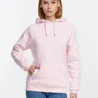 Толстовка унисекс Stellar, розовая, размер S