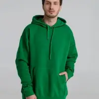 Толстовка с капюшоном Slam 320, ярко-зеленая, размер XXL