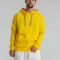 Толстовка с капюшоном Unit Kirenga желтая, размер 3XL