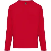 Футболка с длинным рукавом женская Monarch Women, красная, размер M