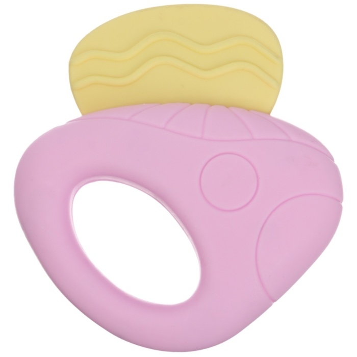 Набор прорезывателей силиконовых «Малышу», с погремушкой, 3 шт., Крошка Я Набор прорезывателей силиконовых «Малышу», с погремушкой, 3 шт., Крошка Я