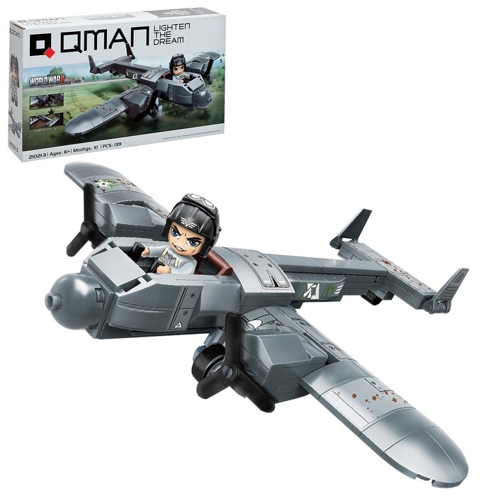 Конструктор &laquo;Вторая мировая война. Военная техника&raquo;, 4 вида, цвет МИКС