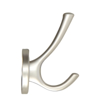 Крючок мебельный CAPPIO SIMPLE, двухрожковый, матовый хром