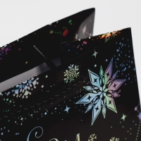 Пакет голографический &laquo;Танец снежинок&raquo;, 18 х 23 х 10 см
