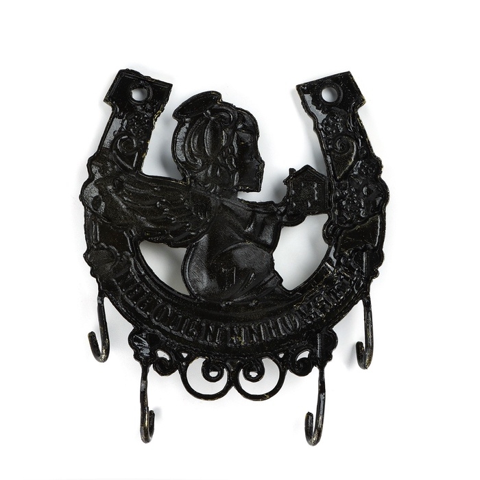 Ключница настенная &laquo;Гармонии и любви&raquo;, ангел, 10 х 10.6 см