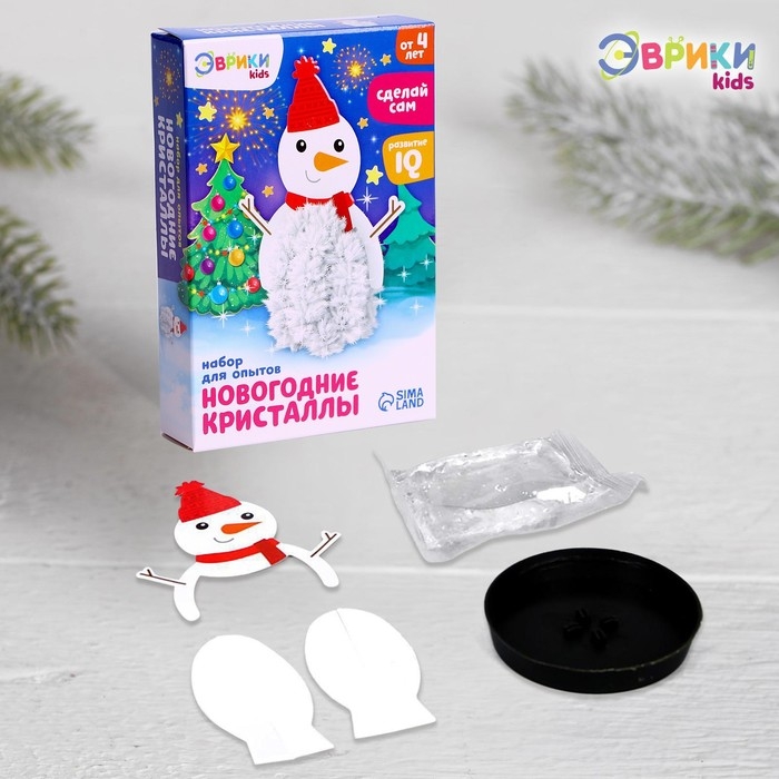 Набор для опытов &laquo;Чудесные кристаллы&raquo;, снеговик