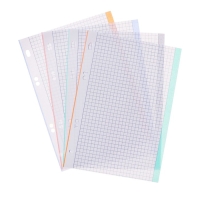 Сменный блок для тетрадей на кольцах А5, 80 листов в клетку, многоцветный срез, в индивидуальной упаковке, блок 65 г/м2 Сменный блок для тетрадей на кольцах А5, 80 листов в клетку, многоцветный срез, в индивидуальной упаковке, блок 65 г/м2