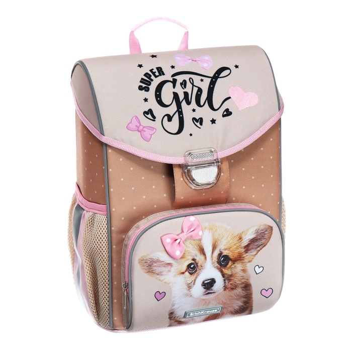 Ранец школьный на замке, 37 х 25 х 14 см, Erich Krause ErgoLine 15L, Corgi Puppy 60084 Ранец школьный на замке, 37 х 25 х 14 см, Erich Krause ErgoLine 15L, Corgi Puppy 60084