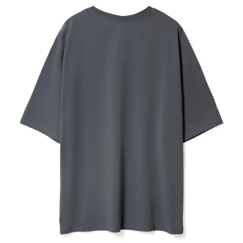 Футболка унисекс оверсайз Crosstown, темно-серая, размер M