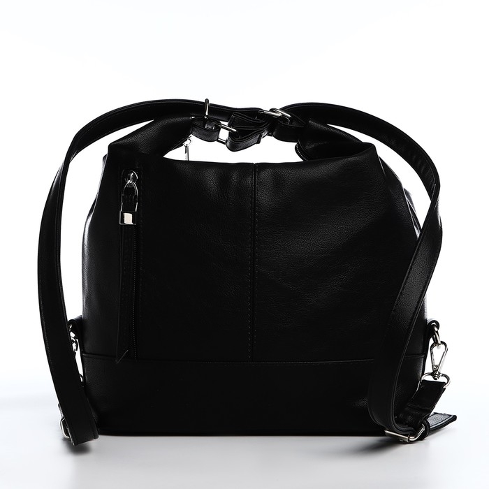 Сумка-тоут на молнии, цвет чёрный Сумка-тоут на молнии, цвет чёрный