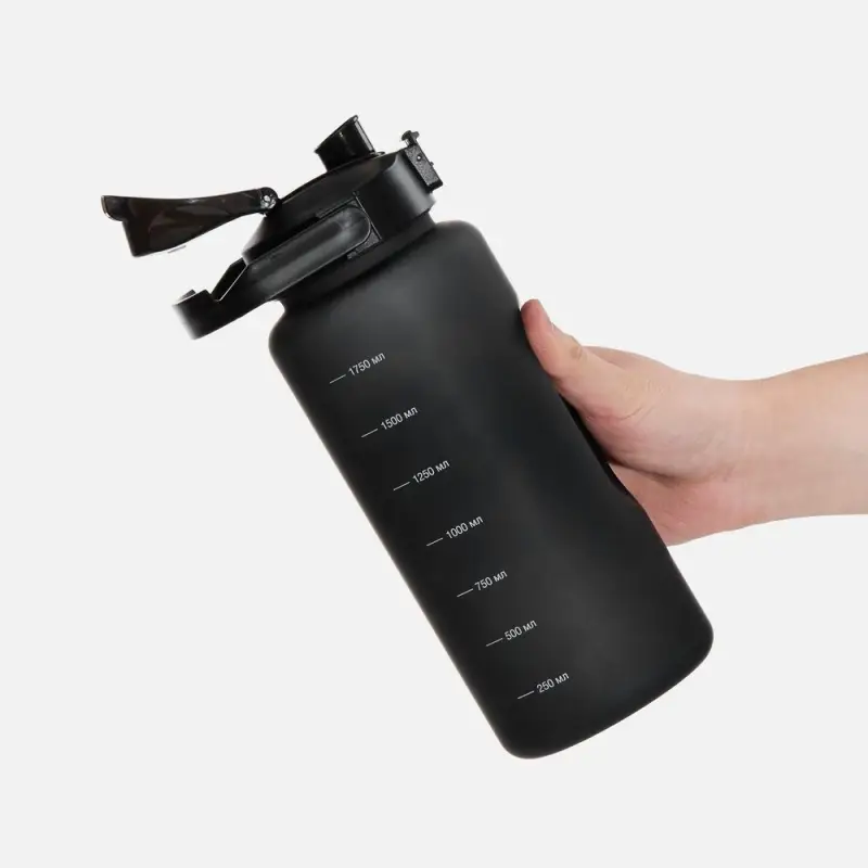 Набор спортивных бутылок Aquapack, черный Набор спортивных бутылок Aquapack, черный