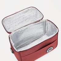 Термосумка на молнии 5.7 л, длинный ремень, цвет красный Термосумка на молнии 5.7 л, длинный ремень, цвет красный