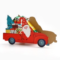 Органайзер для хранения бутылок &laquo;Дед мороз в машине&raquo;