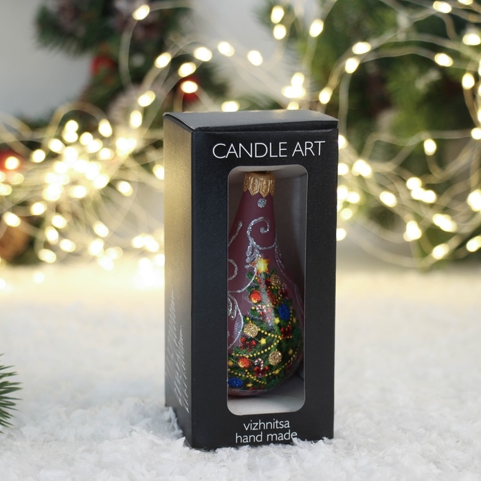 Ёлочная игрушка "Росинка большая-06" 9,5 см