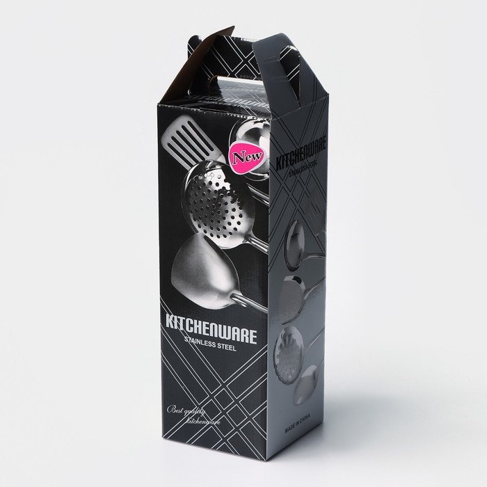 Подставка для кухонных принадлежностей Circle, 40 см, цвет серебряный Подставка для кухонных принадлежностей Circle, 40 см, цвет серебряный