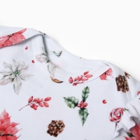 Боди детское MINAKU "Winter", цвет белый, рост 74-80 см